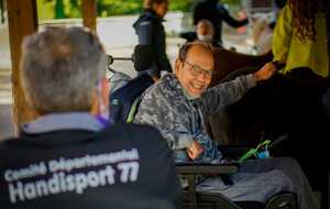 Sensibilisation handisport à l'UCPA de Bois-Le-Roi