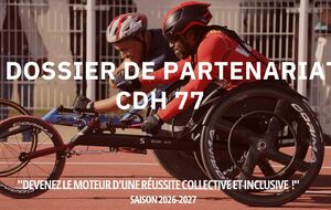 Entreprises et organisations, soutenez le CDH 77 et devenez le moteur d'une réussite collective et inclusive pour la saison 2026-2027 !