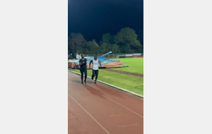 Charles Atangana au 28e Meeting Christian Mouret de Torcy.