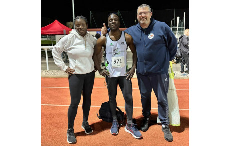 Charles Atangana au 28ème Meeting Christian Mouret de Torcy