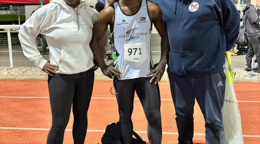 Charles Atangana au 28ème Meeting Christian Mouret de Torcy